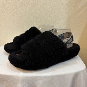 UGG Fluff Yeah Slides black